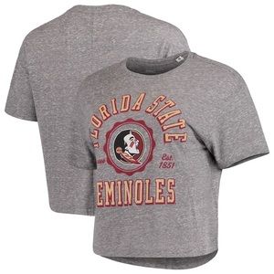 FSU Pressbox Bishop Crop Top, Ladies M, NWT